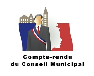 Nouveau - Compte-rendu du conseil municipal